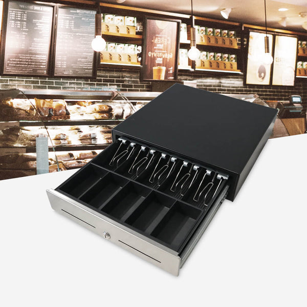 Cash Register Drawer with Under Counter Mounting Metal Bracket- 16