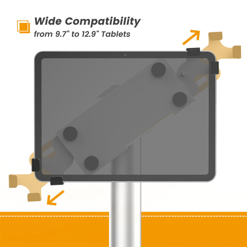 Beelta Universal Tablet Kiosk Floor Stand | BSF302X