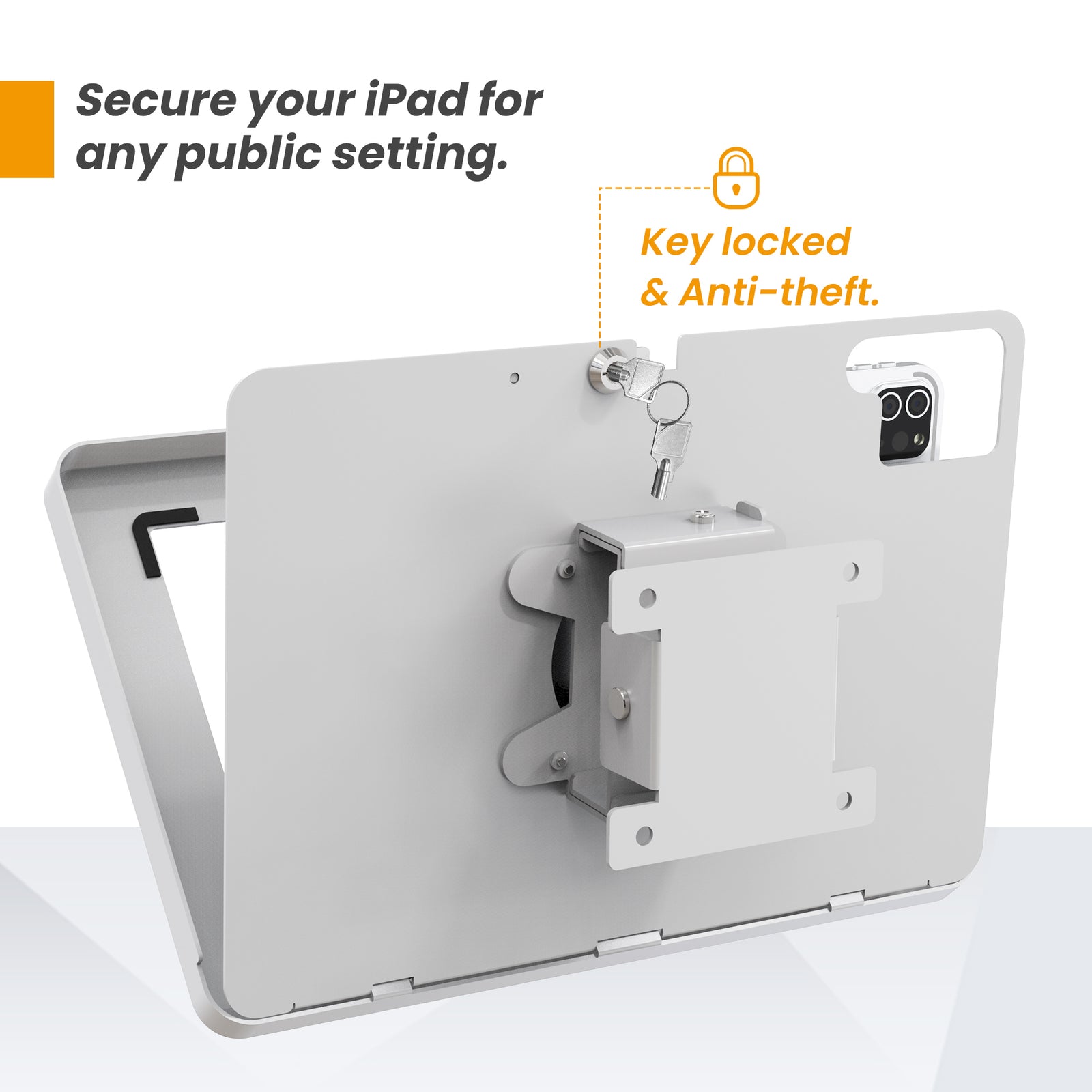 Supporto A Parete Magnetico Per IPad A16 Da 11 Pollici E IPad Da 10,9 Pollici - Funzione Di Ricarica Wireless - 5