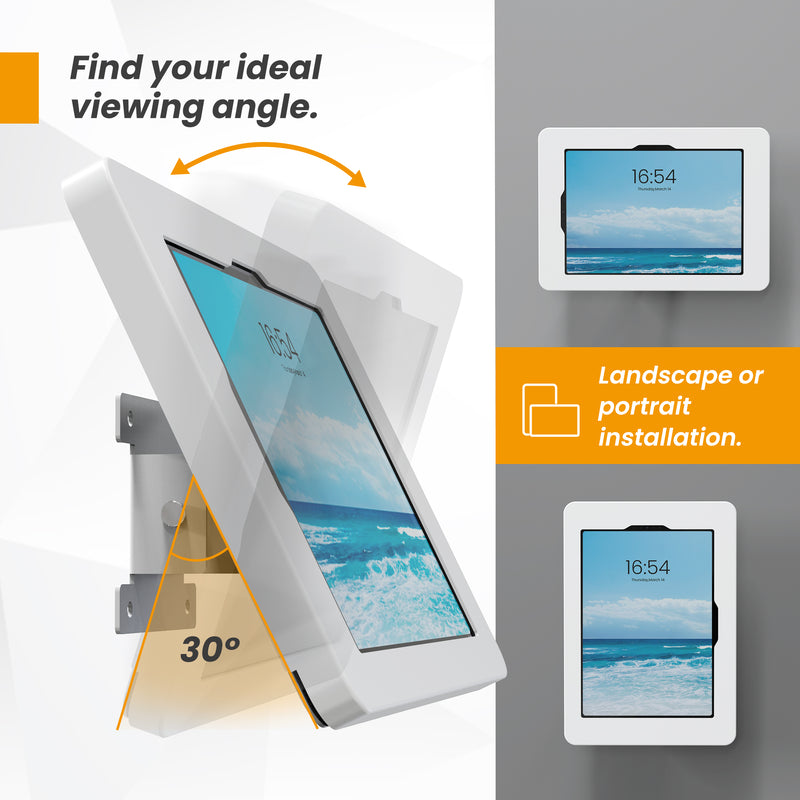 Beelta Tablet Wall Mount for 10.9" iPad 10, Air 4 5, iPad Pro 11" 1 2 3 4 | BSW101WA